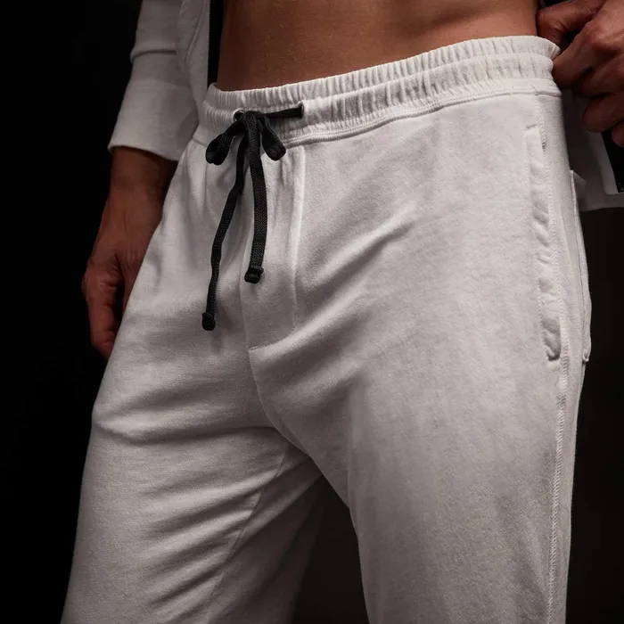 Men Sweat TopsBottoms James Perse Vintage French Terry Sweatpant White