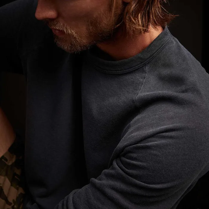 Men Sweat TopsBottoms James Perse Vintage French Terry Sweatshirt Deep Pigment