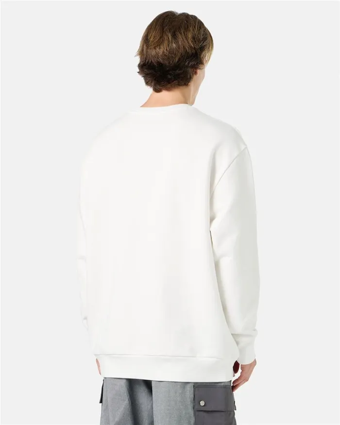 Men SWEATSHIRTS Iceberg Ecru Overfit Sweatshirt Men SWEATSHIRTS Iceberg Ecru Overfit Sweatshirt