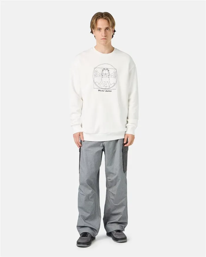 Men SWEATSHIRTS Iceberg Ecru Overfit Sweatshirt Men SWEATSHIRTS Iceberg Ecru Overfit Sweatshirt