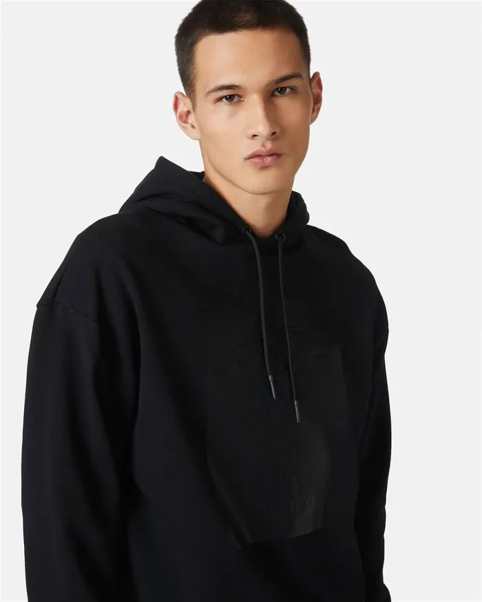 Men SWEATSHIRTS Iceberg Hooded Sweatshirt With Rubberized Print Men SWEATSHIRTS Iceberg Hooded Sweatshirt With Rubberized Print
