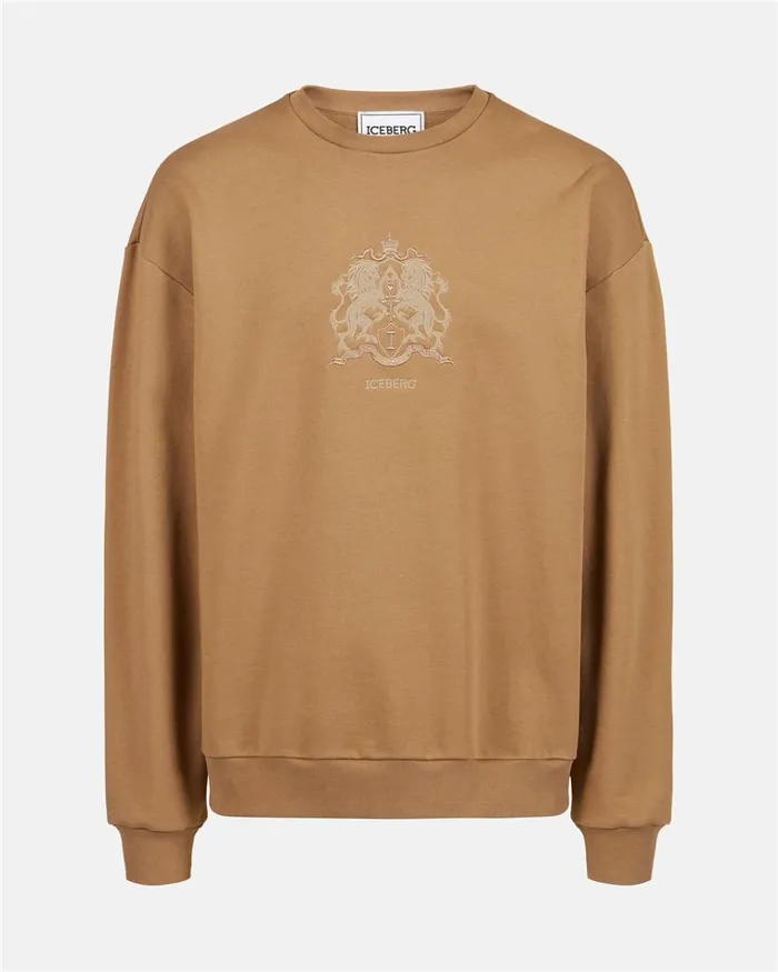 Men SWEATSHIRTS Iceberg Sweatshirt With Unicorn Detail Men SWEATSHIRTS Iceberg Sweatshirt With Unicorn Detail