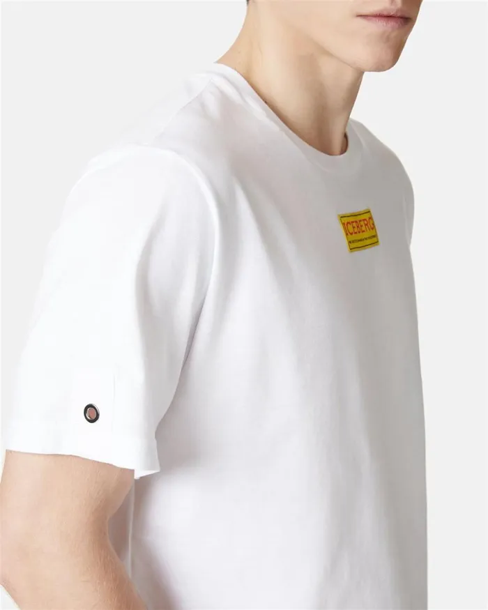 Men TSHIRTS AND POLO Iceberg Shortsleeved Tshirt In Cotton Jersey