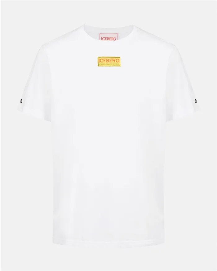 Men TSHIRTS AND POLO Iceberg Shortsleeved Tshirt In Cotton Jersey