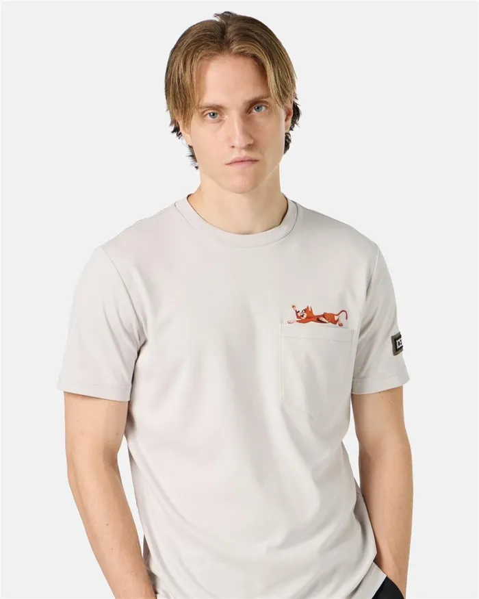 Men TSHIRTS AND POLO Iceberg Sustainable Cotton Tshirt With Yogi Bear Men TSHIRTS AND POLO Iceberg Sustainable Cotton Tshirt With Yogi Bear