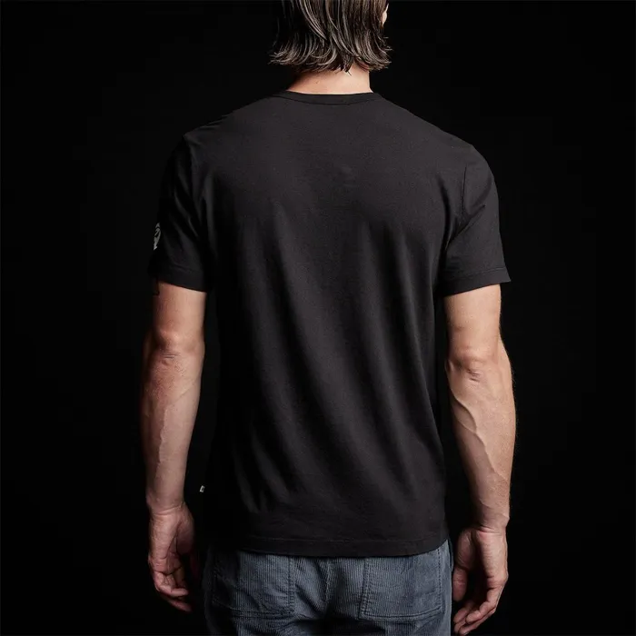Men TShirts James Perse Ca Gothic Short Sleeve Crew Black