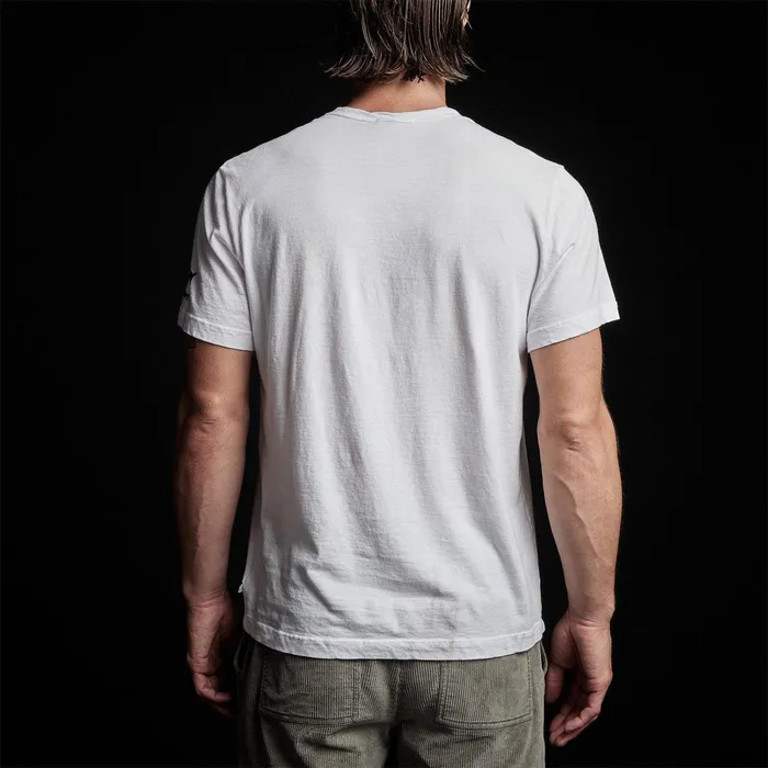 Men TShirts James Perse Ca Gothic Short Sleeve Crew White