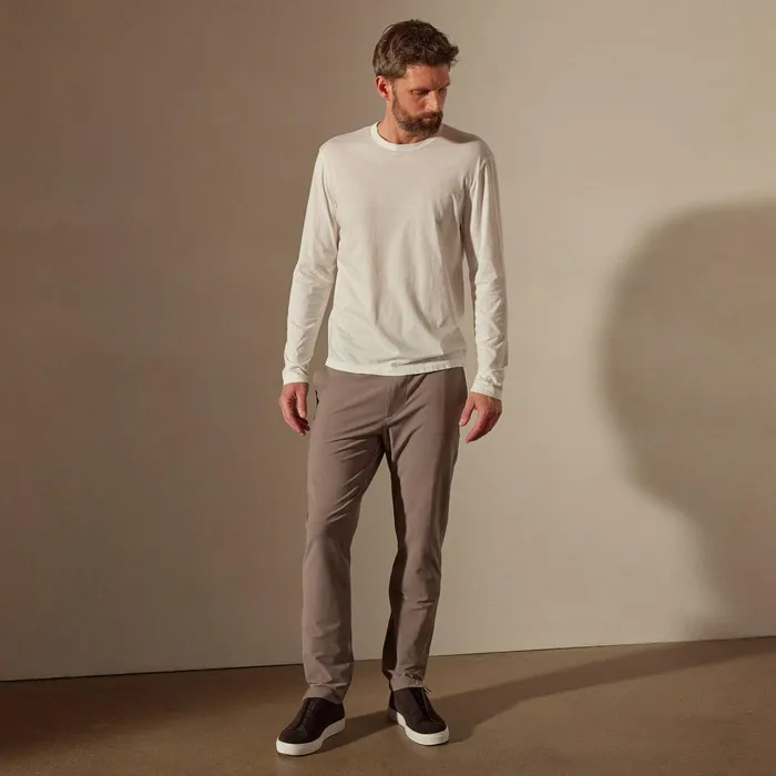 Men TShirts James Perse Luxe Lotus Jersey Crew White