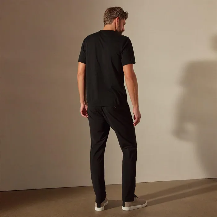 Men TShirts James Perse Luxe Lotus Jersey Tee Black