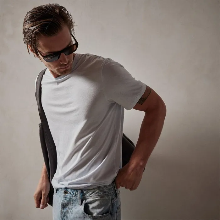 Men TShirts James Perse Luxe Lotus Jersey Tee Memory