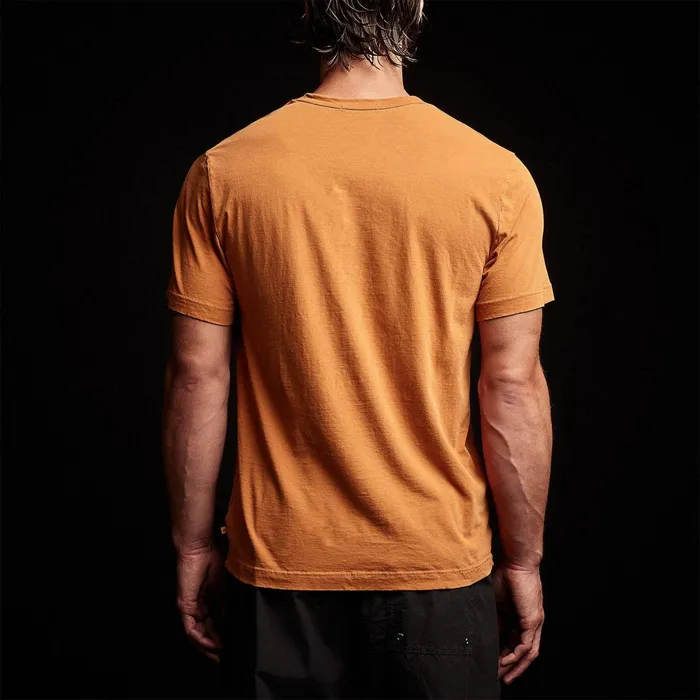 Men TShirts James Perse Short Sleeve Crew Neck Citrine Pigment