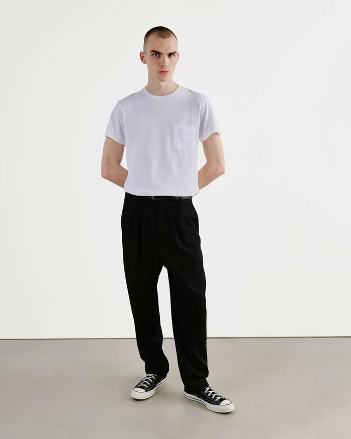 Men Tees Nili Lotan BRANDON TEE Cocoa