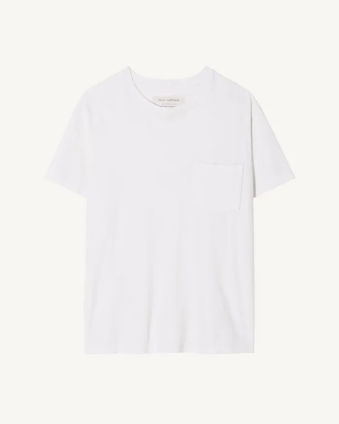 Men Tees Nili Lotan BRANDON TEE Cocoa