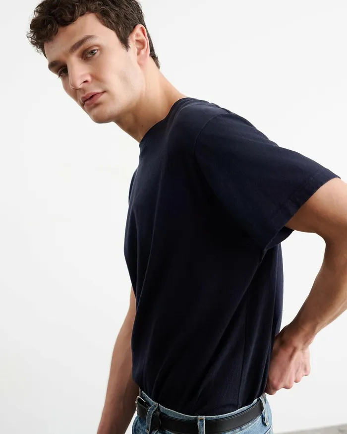 Men Tees Nili Lotan BRANDON TEE Cocoa