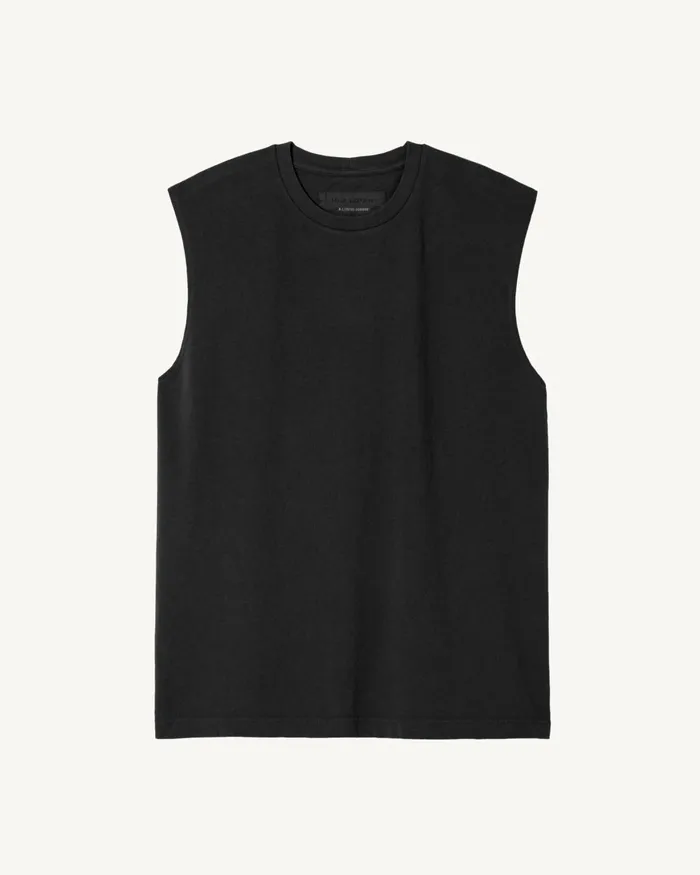 Men Tees Nili Lotan KENT TEE Jet Black
