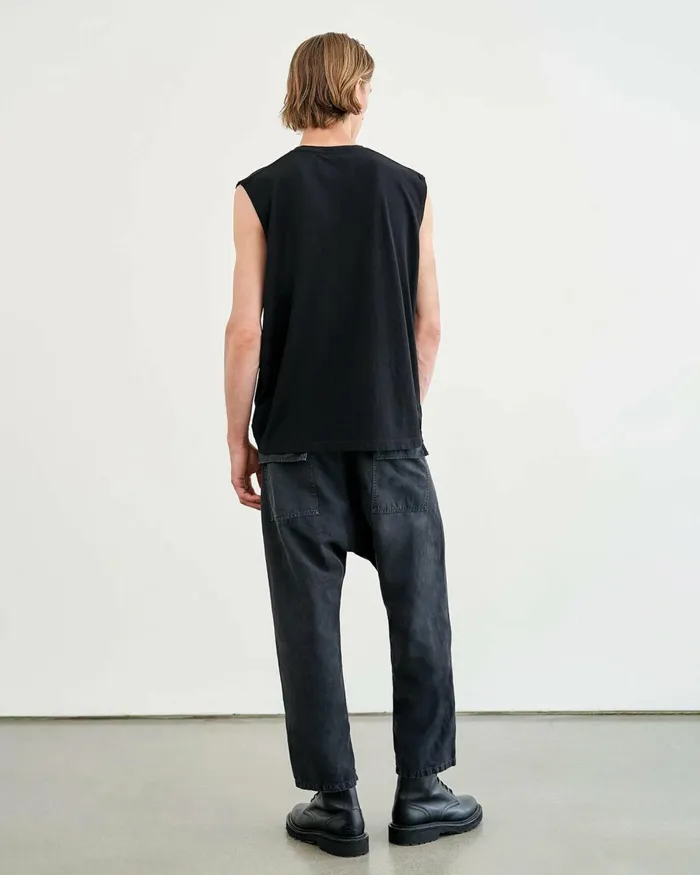 Men Tees Nili Lotan KENT TEE Jet Black