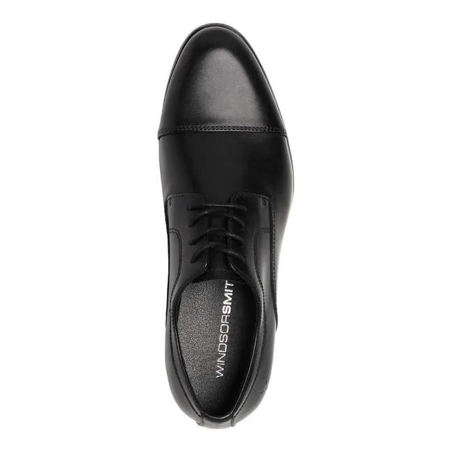 Men Theo Black Leather Shoes Windsor Smith Shoes