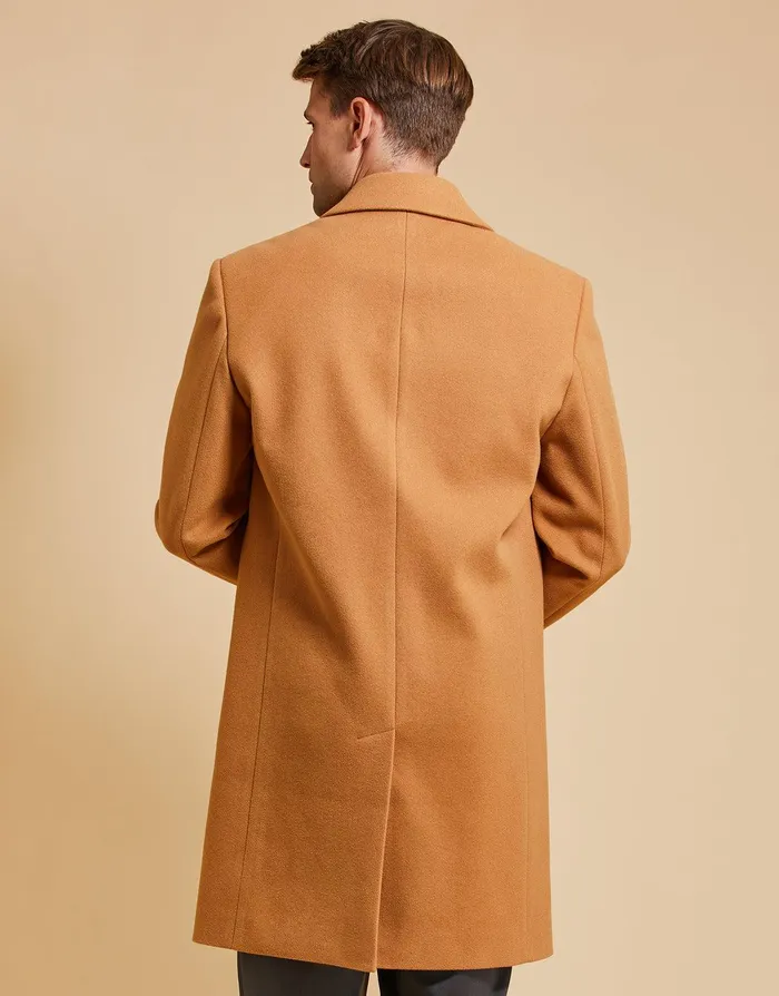 Men Threadbare Luxe Camel Tailored Coat Camel Threadbare Jacket and Coats Men Threadbare Luxe Camel Tailored Coat Camel Threadbare Jacket and Coats