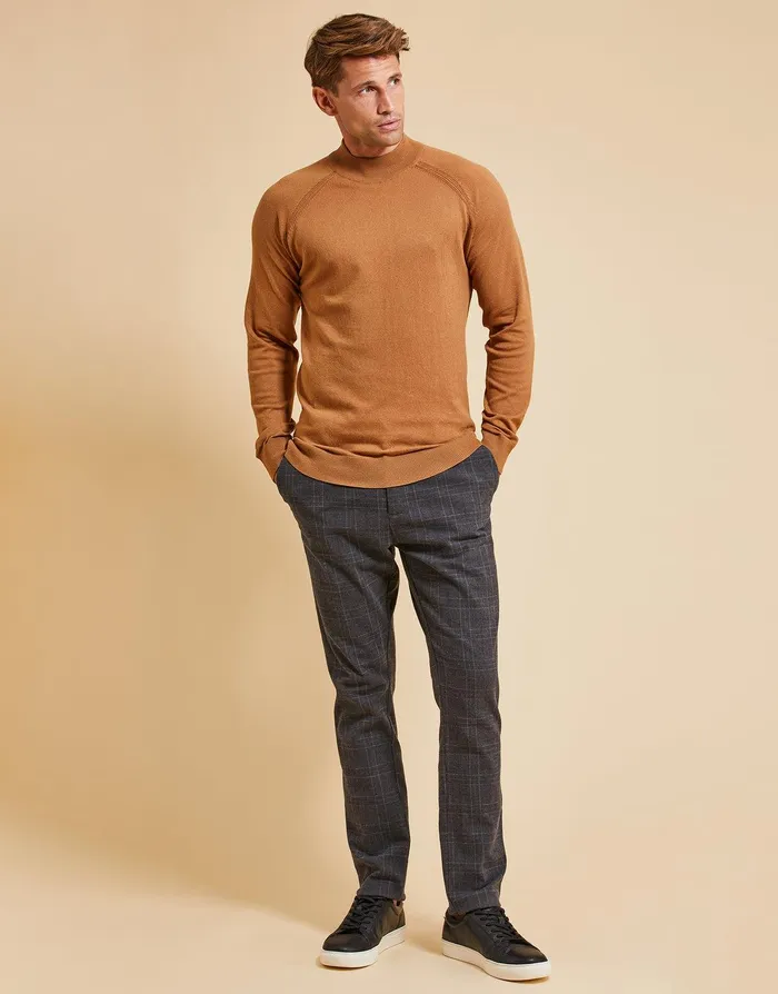 Men Threadbare Luxe Camel Turtleneck Jumper Camel Threadbare Knitwear Men Threadbare Luxe Camel Turtleneck Jumper Camel Threadbare Knitwear