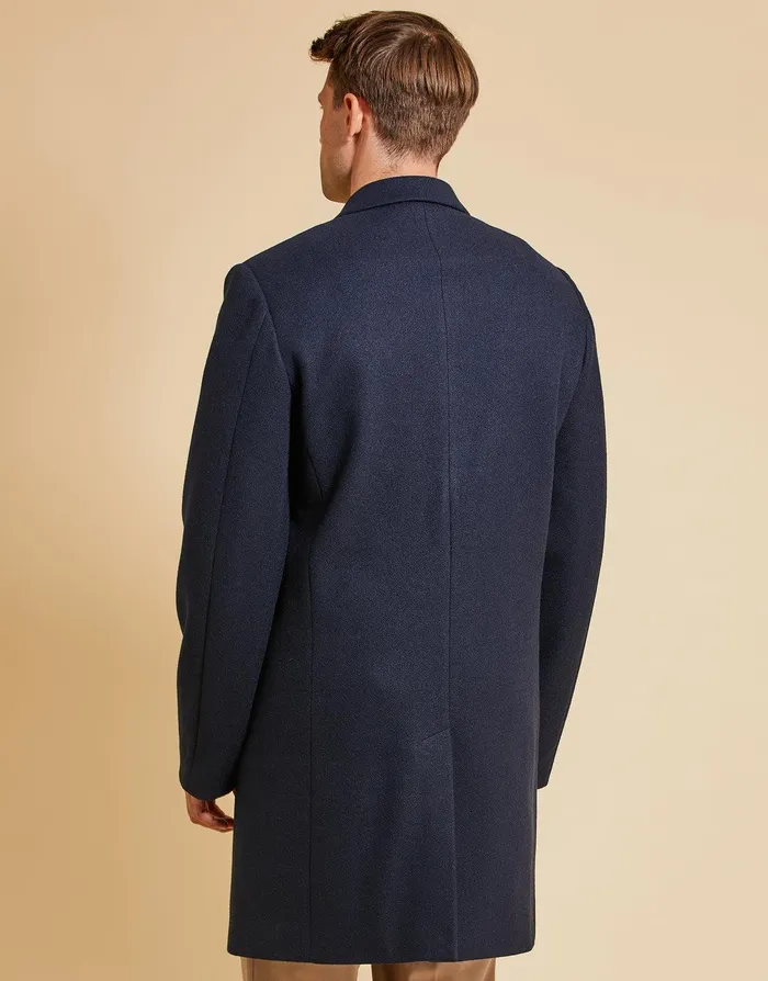 Men Threadbare Luxe Navy Double Breasted Tailored Coat Navy Threadbare Jacket and Coats Men Threadbare Luxe Navy Double Breasted Tailored Coat Navy Threadbare Jacket and Coats