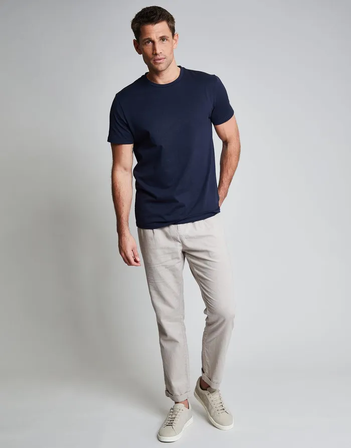 Men Threadbare Luxe Stone Linen Mix Drawstring Trousers Stone Threadbare Trousers and Cargos Men Threadbare Luxe Stone Linen Mix Drawstring Trousers Stone Threadbare Trousers and Cargos