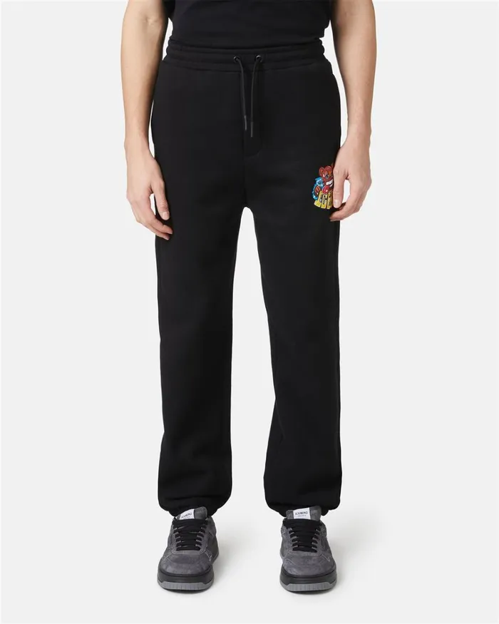 Men TROUSERS Iceberg Black Fleece Joggers
