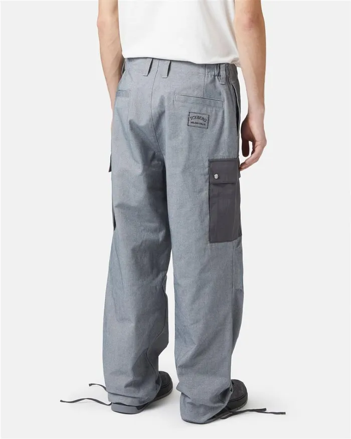Men TROUSERS Iceberg Gabardine Cargo Trousers Men TROUSERS Iceberg Gabardine Cargo Trousers