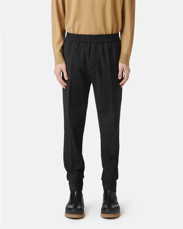 Men TROUSERS Iceberg Wool Trousers With Logo