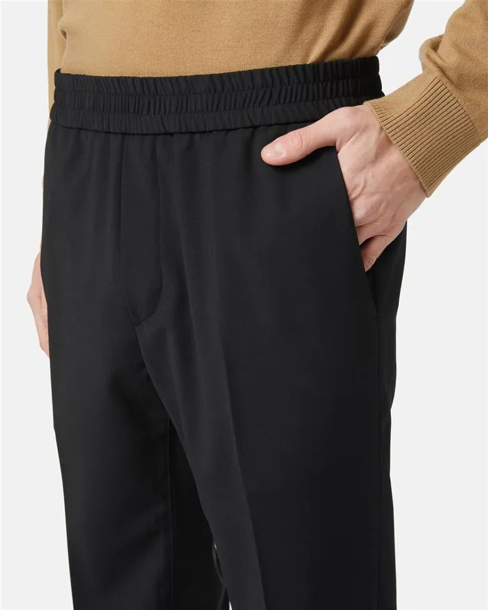 Men TROUSERS Iceberg Wool Trousers With Logo