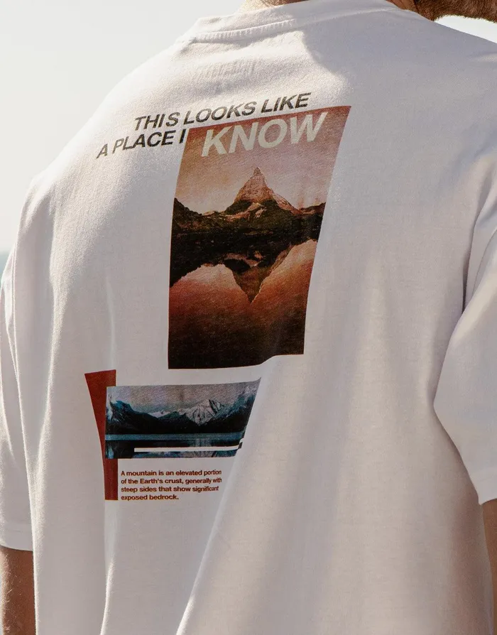 Men White Wanderlust Graphic Oversized TShirt White Threadbare TShirts Men White Wanderlust Graphic Oversized TShirt White Threadbare TShirts