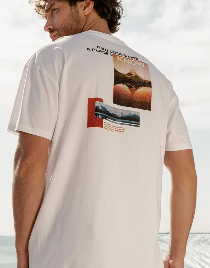 Men White Wanderlust Graphic Oversized TShirt White Threadbare TShirts Men White Wanderlust Graphic Oversized TShirt White Threadbare TShirts
