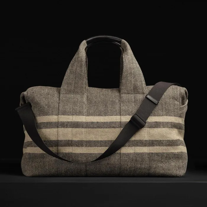MenWomen Duffel Bags James Perse Montecito Weekend Bag Blackbeige