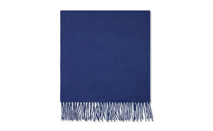 MenWomen Scarves Manolo Blahnik BARRA Blue Cashmere Scarf MenWomen Scarves Manolo Blahnik BARRA Blue Cashmere Scarf