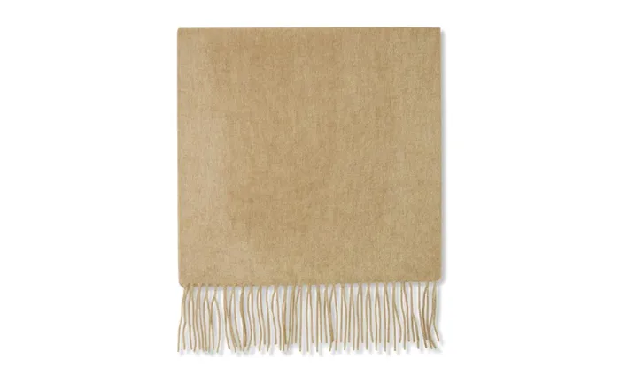 MenWomen Scarves Manolo Blahnik BARRA Light Brown Cashmere Scarf MenWomen Scarves Manolo Blahnik BARRA Light Brown Cashmere Scarf