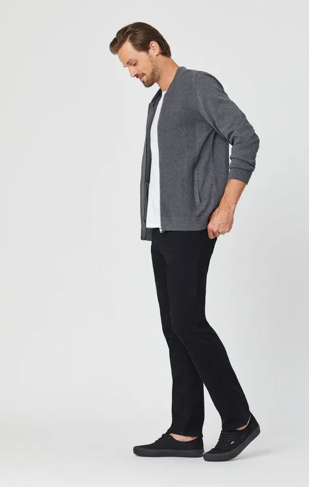 Men Zach Straight Leg In Black Williamsburg Mavi Jeans Denim