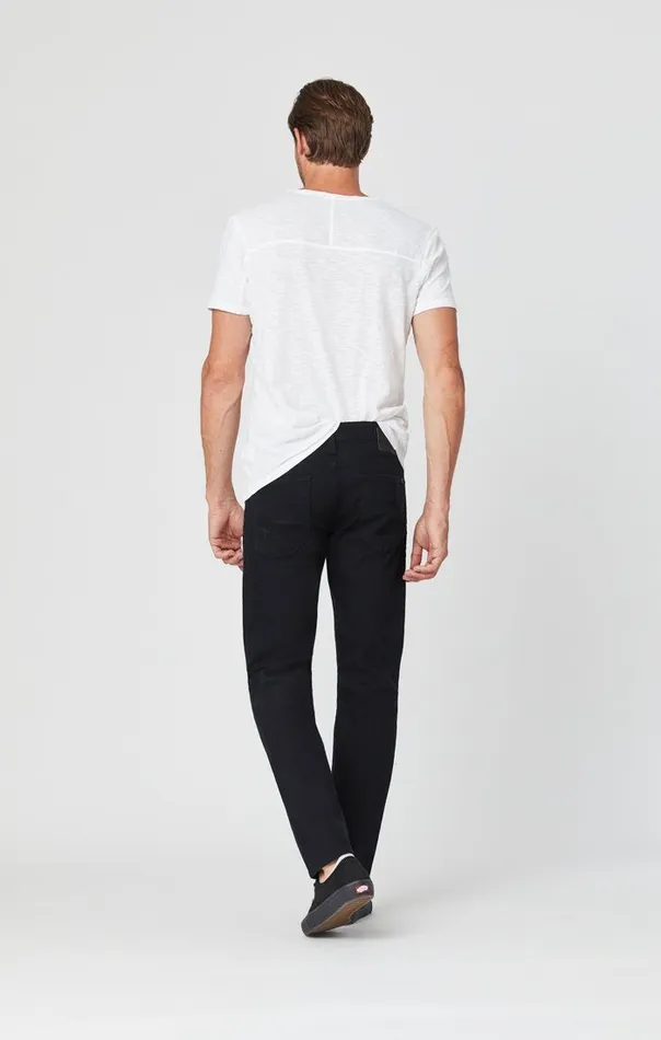 Men Zach Straight Leg In Black Williamsburg Mavi Jeans Denim