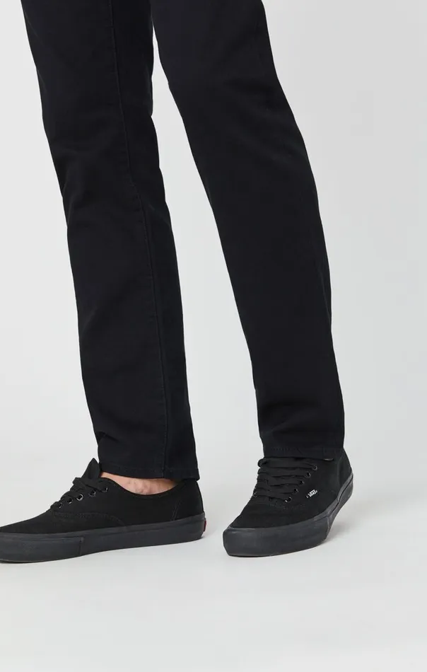 Men Zach Straight Leg In Black Williamsburg Mavi Jeans Denim
