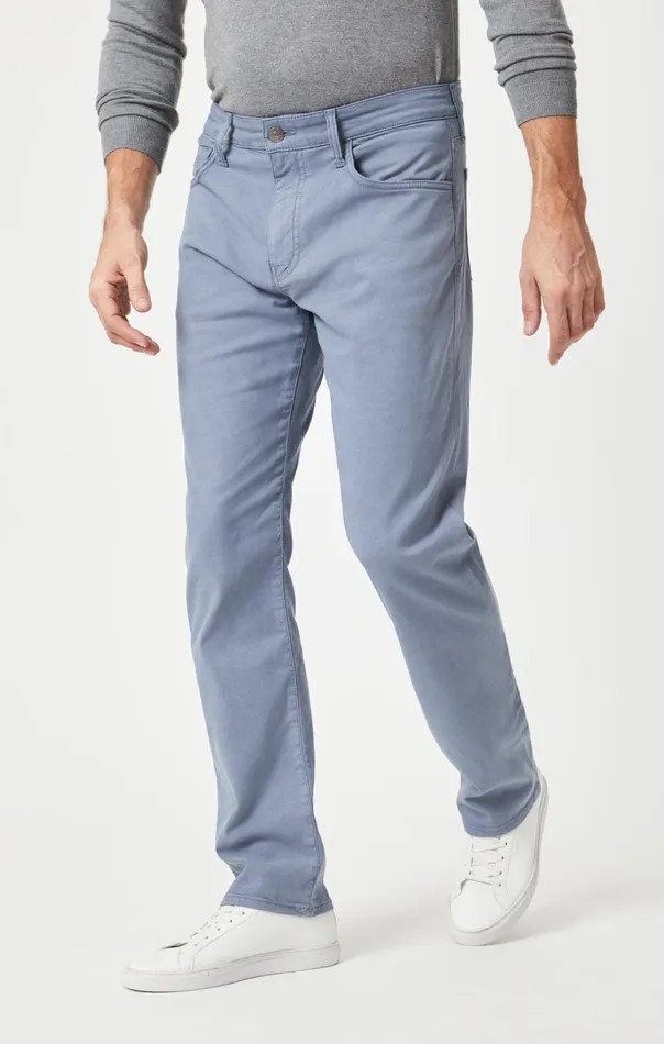 Men Zach Straight Leg In Flint Stone Luxe Twill Mavi Jeans Pants Men Zach Straight Leg In Flint Stone Luxe Twill Mavi Jeans Pants