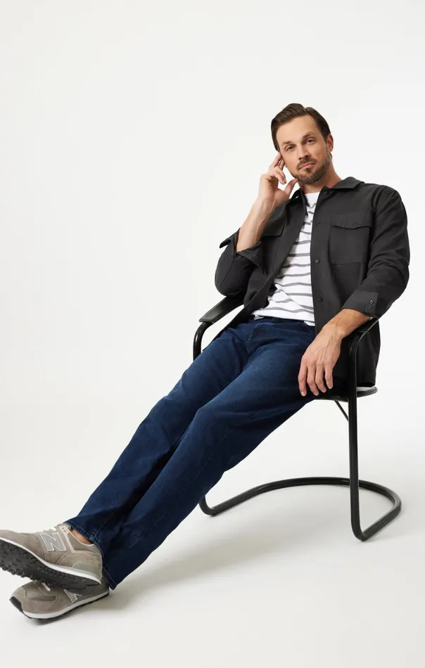 Men Zach Straight Leg In Ink Brushed Williamsburg Mavi Jeans Denim Men Zach Straight Leg In Ink Brushed Williamsburg Mavi Jeans Denim