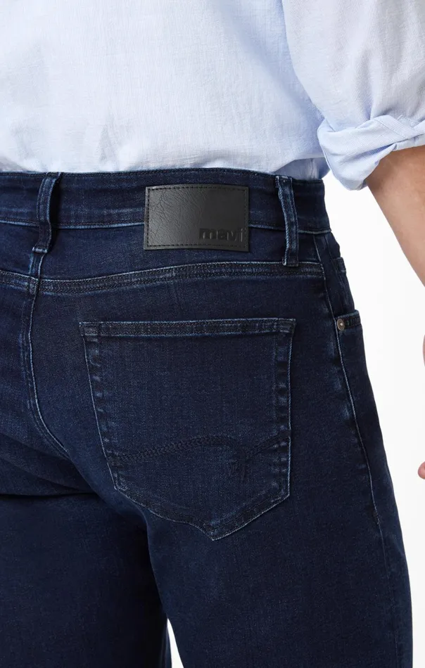Men Zach Straight Leg In Midnight Brushed Supermove Mavi Jeans Denim Men Zach Straight Leg In Midnight Brushed Supermove Mavi Jeans Denim