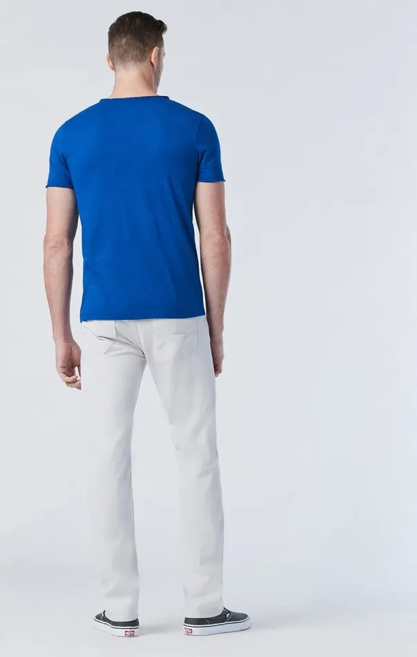 Men Zach Straight Leg In Oyster Mushroom Twill Mavi Jeans Pants