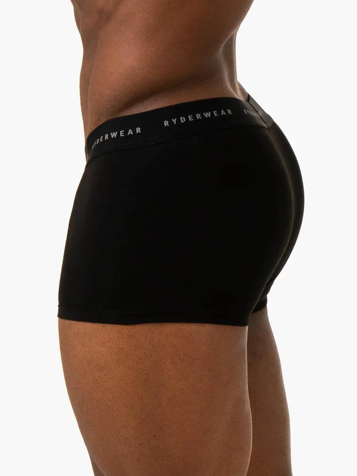 Mens Boxer Brief Underwear 8211 Black Men Ryderwear Underwear