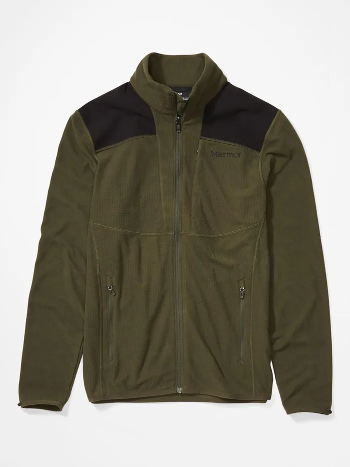 Mens Fleece Marmot Reactor Jacket NoriBlack