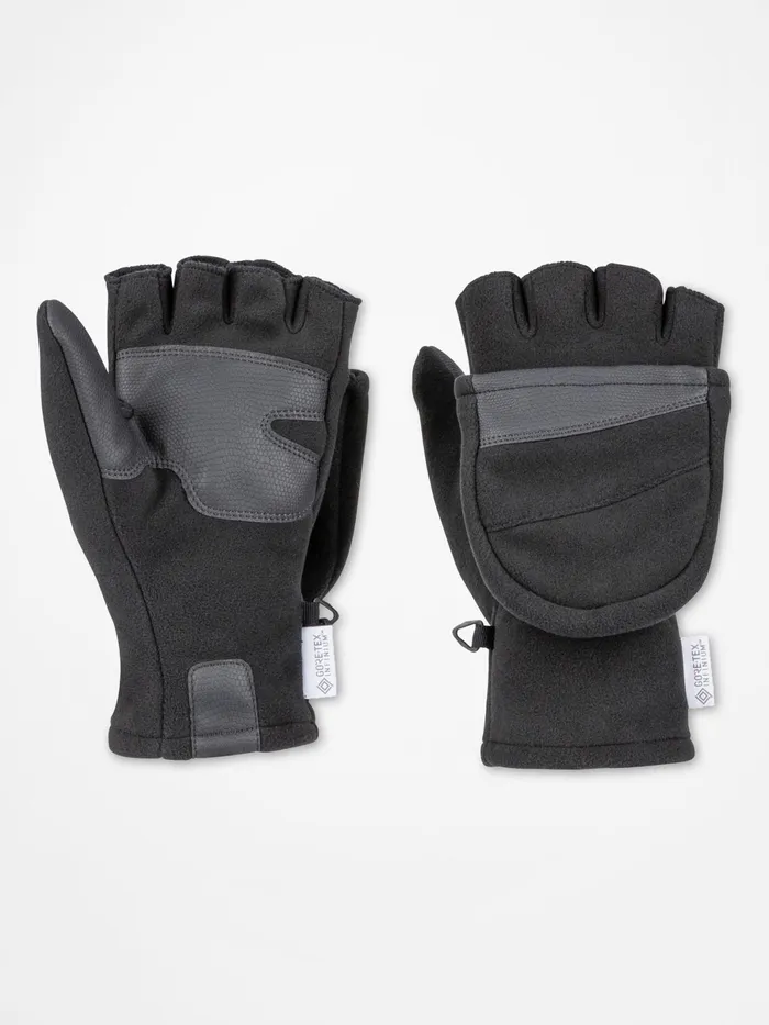 Mens Gloves And Mitts Marmot Infinium Windstopper Mitts Black