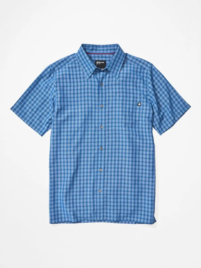Mens Shirts And Polos Marmot Eldridge Ss Varsity Blue
