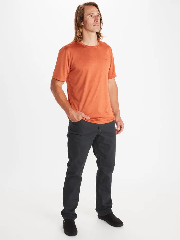 Mens ShortSleeve Shirts Marmot Conveyor ShortSleeve TShirt Botanical Garden Heather