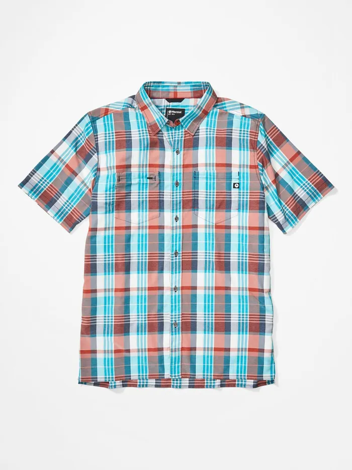 Mens ShortSleeve Shirts Marmot Innesdale ShortSleeve Shirt Arctic Navy