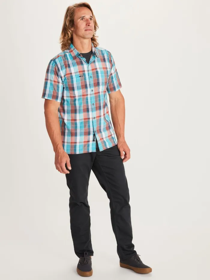 Mens ShortSleeve Shirts Marmot Innesdale ShortSleeve Shirt Arctic Navy