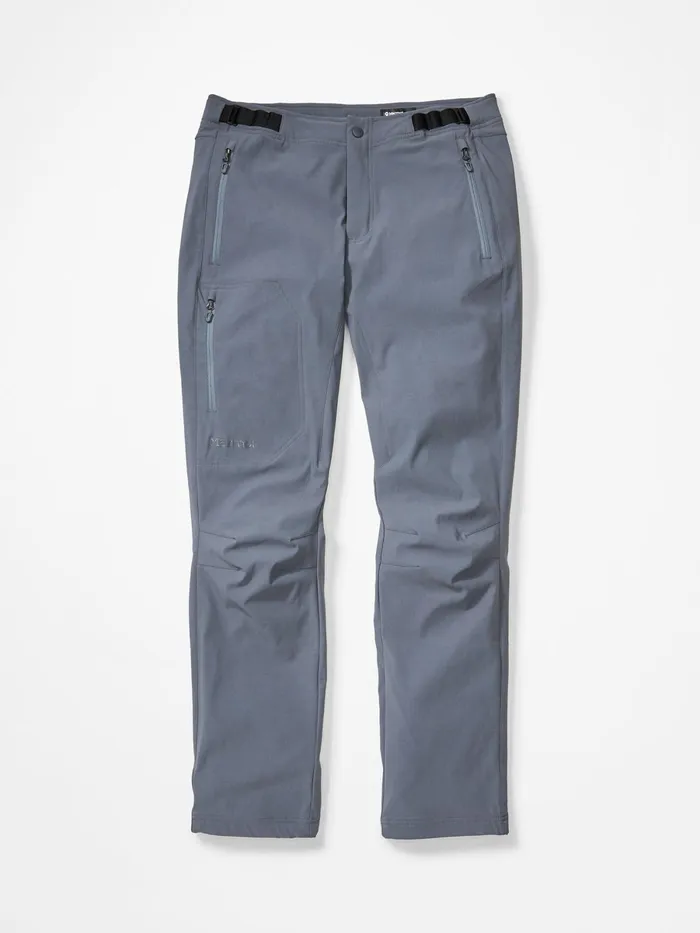 Mens Softshell Marmot Portal Pants 8211 Short Steel Onyx
