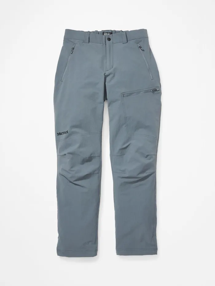 Mens Softshell Marmot Scree Pants 8211 Short Steel Onyx